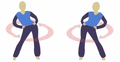 hip circles exercises