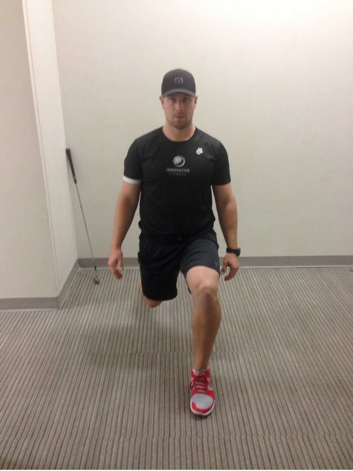 Lunge and Rotate Step 1