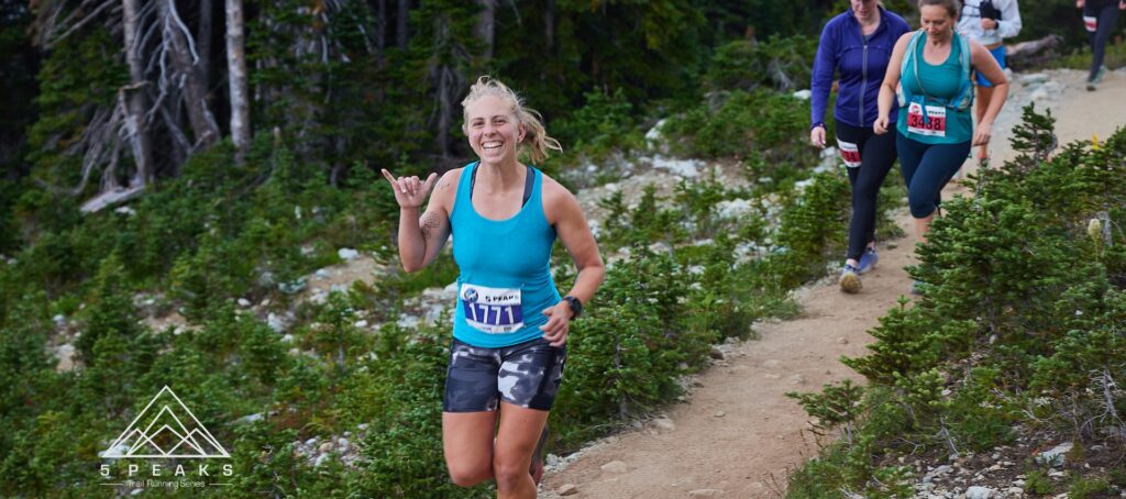 women who inspire- Brianne Whistler 5 Peaks-Running